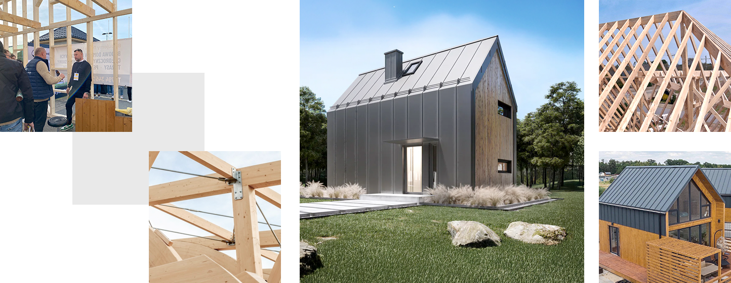 całoroczne domy szkieletowe